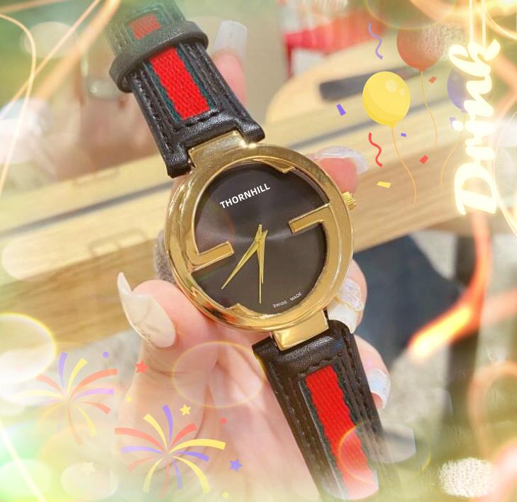 Womens Small Bee G Shape Dial Watch Quartz Battery Japan Movement Genuine Leather Belt Ceramic Ultra Thin Lady Girl Female Wristwa203n