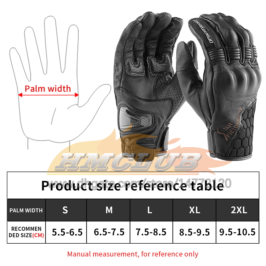 ST684 Genuine Leather Goatskin Retro Motorcycle Gloves Full Finger Touch Screen Knuckle Protection motocross motorcycle accessories