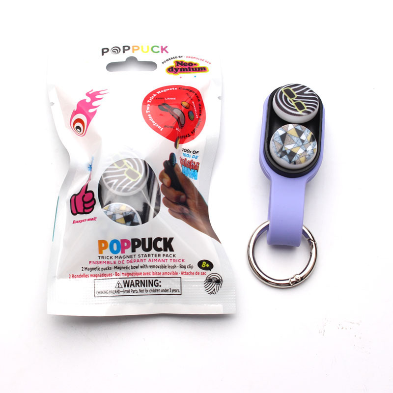 مجموعة ألعاب جديدة من Pop Puck Fidget لتخفف الضغط عن طريق ألعاب أنبوب بوبوك الحسية الملونة