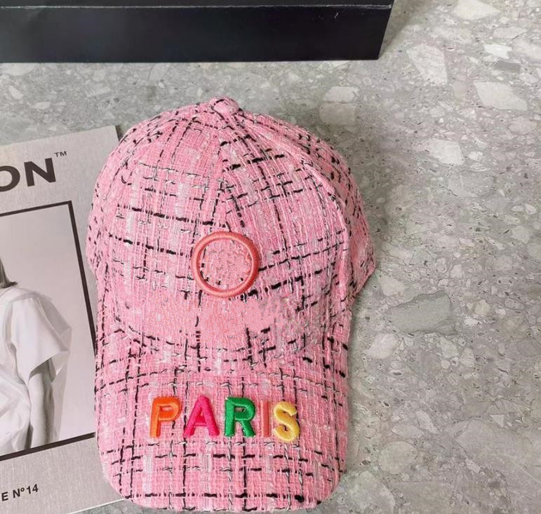 Y8DH Wool Baseball Ball Hats Caps For Women Pink Color Designer 2023 Nieuwe Winter Fashion Bone Curved Visor Casquette Snapback Cap Hip HO3865937