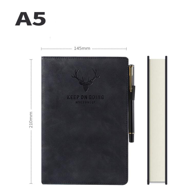 360 Pages Super Thick Notepads Wax Sense Leather A5 Journal Notebook Daily Business Office Work Notebooks Notepad Diary School Supplies Without pen SN4766