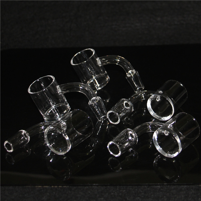 Narghilè OD 30mm XXL Flat Top Quartz Banger Chiodo 2mm Fondo spesso 10mm 14mm 18mm Giunto 45/90 gradi bong in vetro