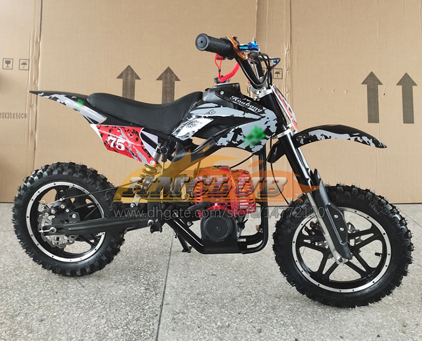 4 Takt 49CC Mountain Mini Motorrad 50CC Roller Superbike Benzin Kind ATV Geländefahrrad Erwachsene Kinder Rennmotorrad Dirt Bike Junge Mädchen Spielzeug Geburtstagsgeschenke