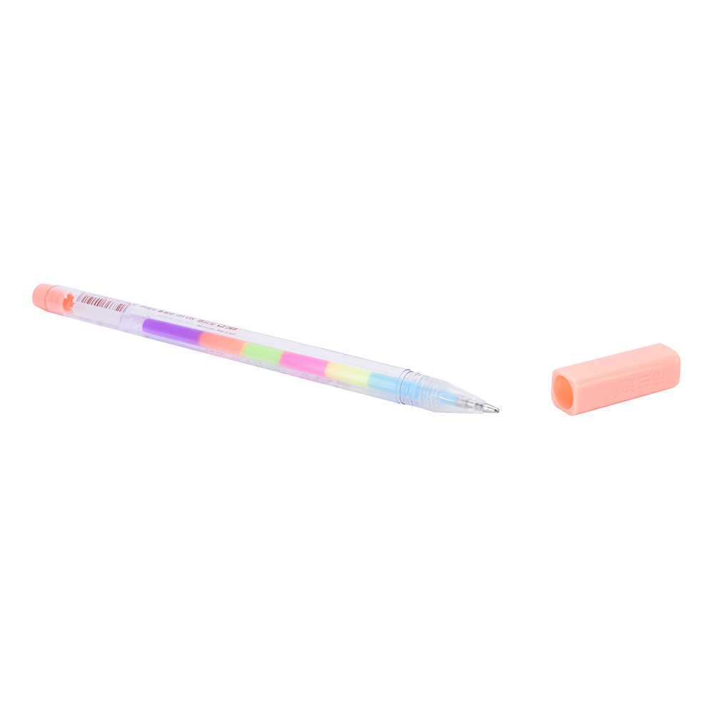 Creative Korea Stationery Vacker färgglad Rainbow Gel Pennor Fashion Office School Supplies Writing Paint Pen Pen