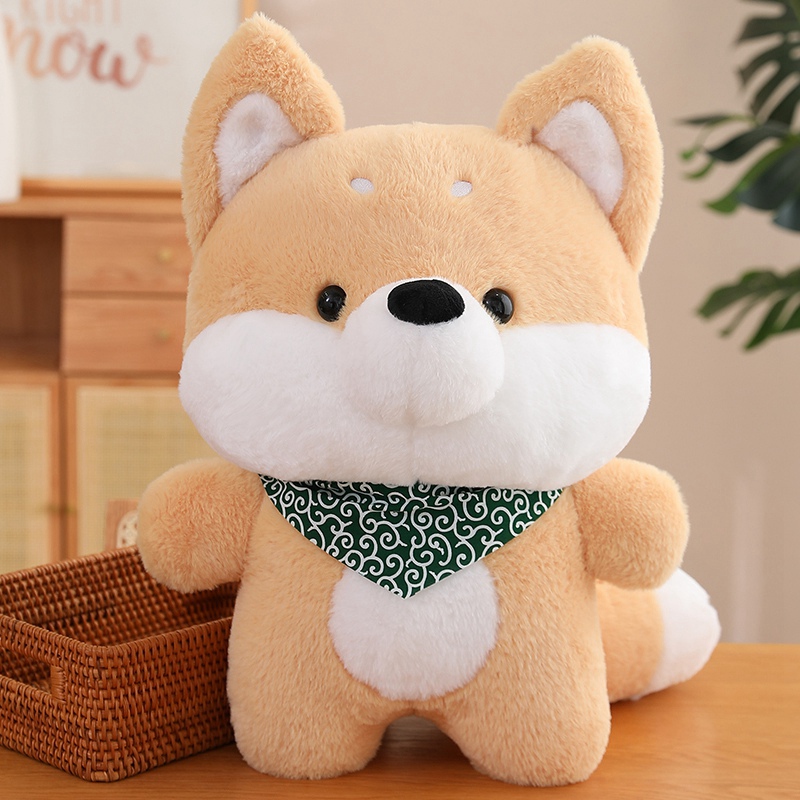 Chaude Kawaii chien en peluche peluche Animal chiot corps oreiller Husky Shiba Inu cadeau d'anniversaire belle peluche poupées pour les enfants