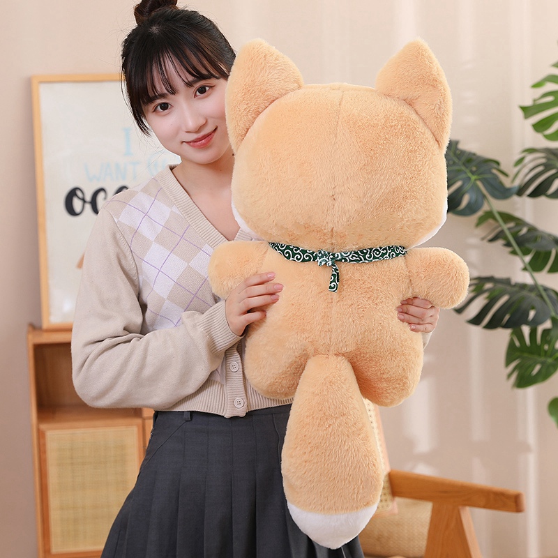 Chaude Kawaii chien en peluche peluche Animal chiot corps oreiller Husky Shiba Inu cadeau d'anniversaire belle peluche poupées pour les enfants