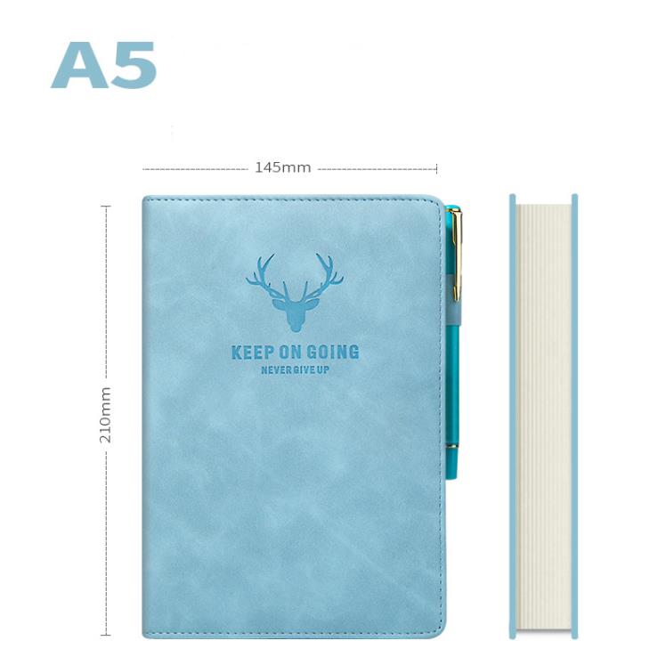 360 pages bloc-notes super épais cire sens cuir A5 journal cahier quotidien affaires bureau cahiers de travail bloc-notes journal fournitures scolaires sans stylo SN4766