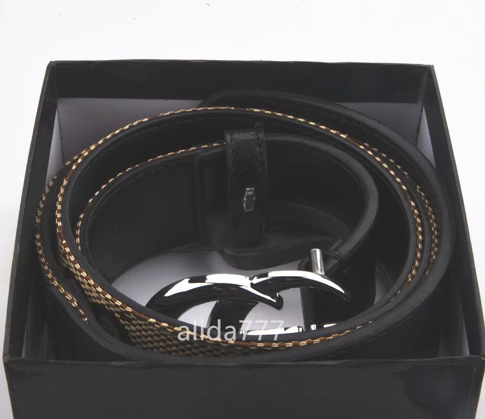 2023 bb Belt Luxury Men designer belt Women jeans Belts Snake Big Gold Buckle Size 105-125 CM with box281q