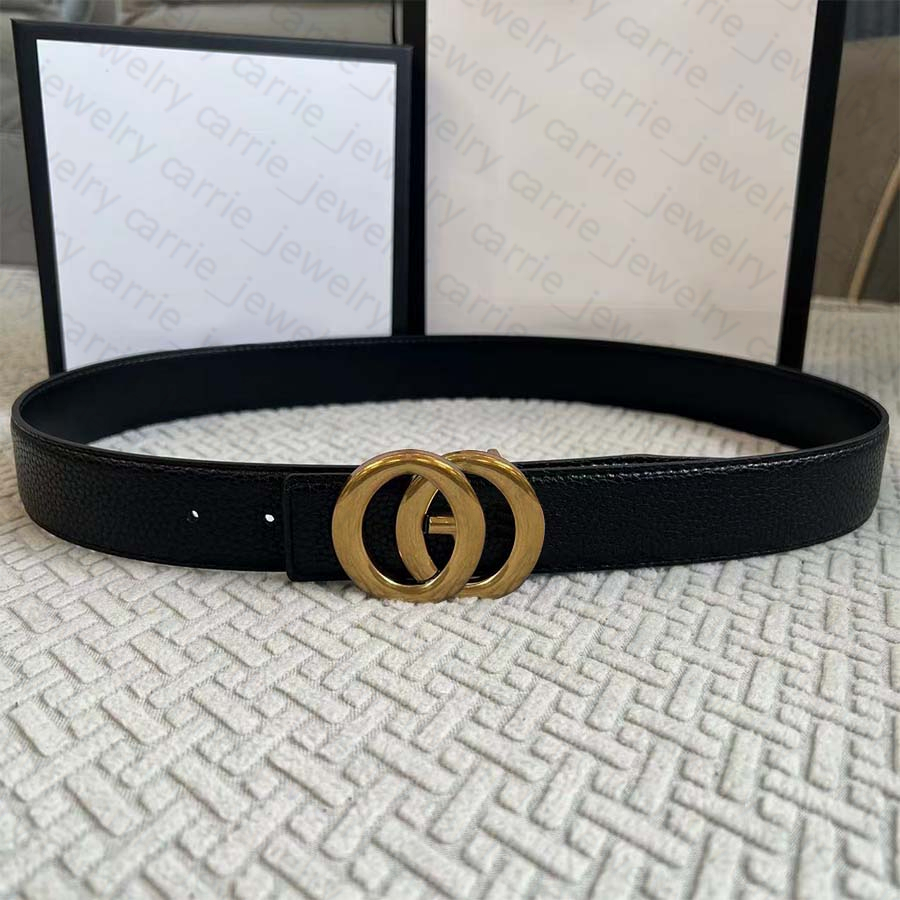 Ceinture de styliste en cuir véritable pour homme et femme, boucle lisse, classique, boucle à aiguille, or, argent, noir, couleur 231D