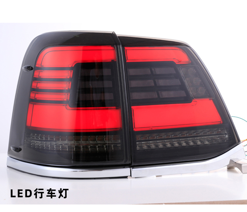 Auto Rücklicht Montage Blinker Anzeige Lichter Für Toyota Land LC200 Cruiser LED Rücklicht Bremse Lauf Parkplatz Hinten Lampe