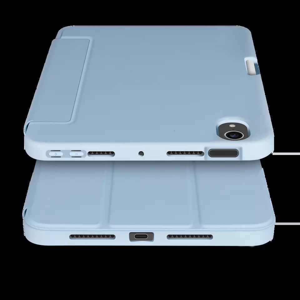 Tablet -H￼lle PU Leder TPU Schocksicher und tropfendicht transparent schlanker Kamera -Bildschirm -Protektor Bleistifthalter f￼r iPad Mini 6 2021 Material Leicht und einfach zu falten