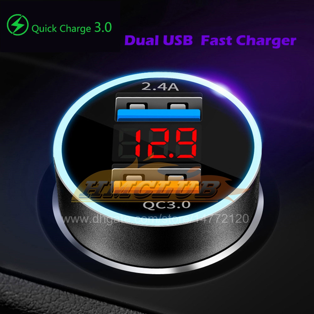 CC298 30W USB C Char Charger QC 3.0 3A شحن سريع لـ iPhone 12 13 Pro Xiaomi Huawei Samsung Redmi Car Phone Adapter in Car