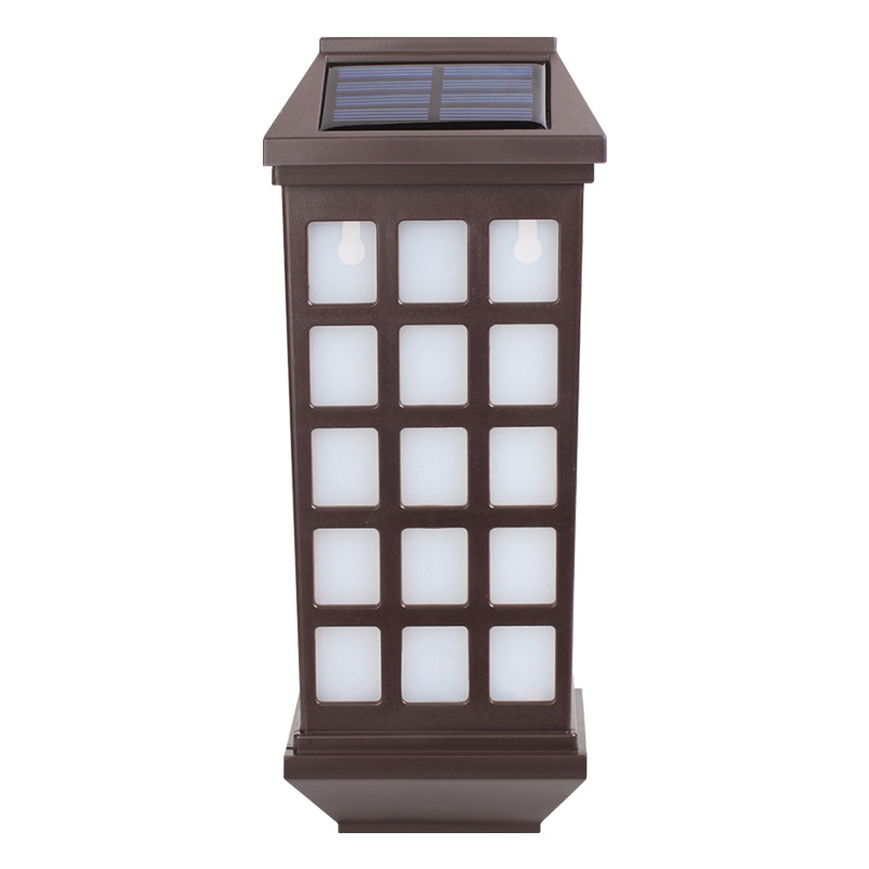 LED Retro Solar Mur Lights étanche IP65 lampe de rue Lights extérieurs Lumières de toit Corridor Corridor Jardin Éclairage chaud blanc