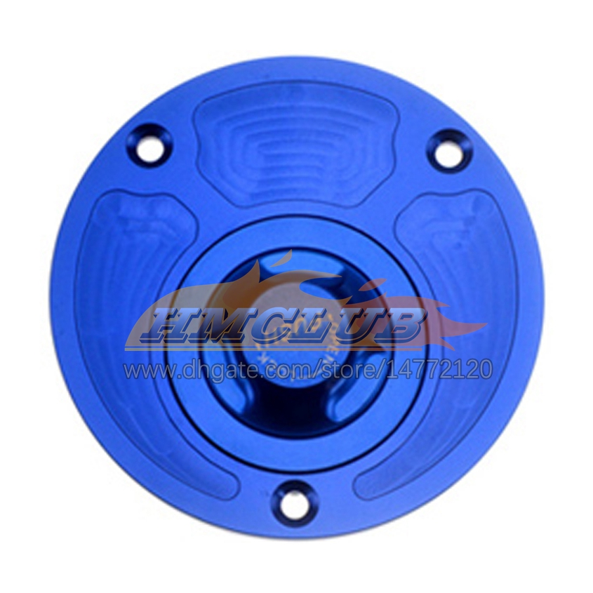 Motorcycle CNC Keyless Gas Cap Brandstoftankkappen bedekken voor Kawasaki Ninja KZ1000 Z1000 KZ Z 1000 CC Z-1000 14 15 16 17 18 19 Snelle afgifte Open aluminium oliebrandstofvullingafdekkingen