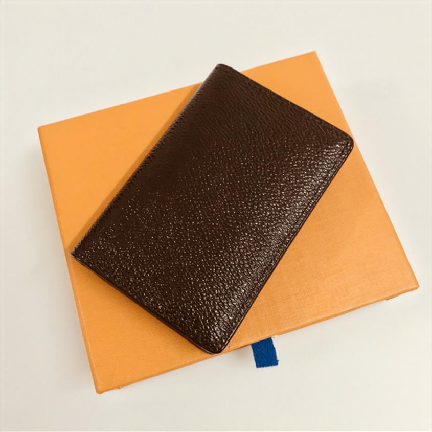 M60502 Pocket Organizer Card Holder Designer Mens Slim Slit