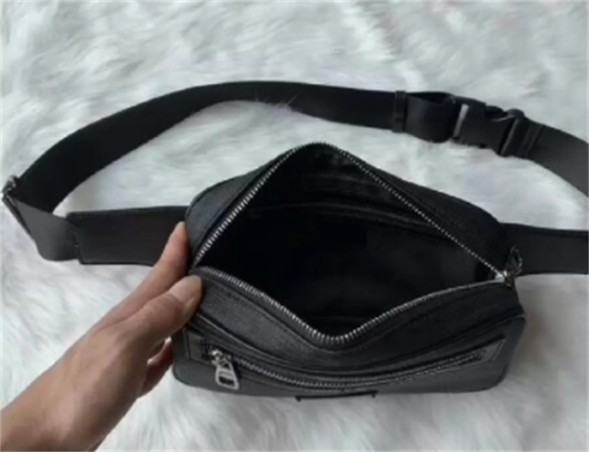 Män läderväskor unisex män kvinnor läder sport löpare Fanny Pack Belly midja bum väska fitness löpande bälte jogging påse tillbaka Grid2944