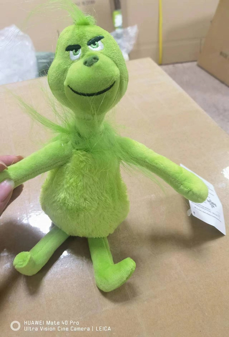 Figuras de muñecas de un monstruo verde navideño Juguete para niños y niñas Regalos ideales para niños para niños Cumpleaños