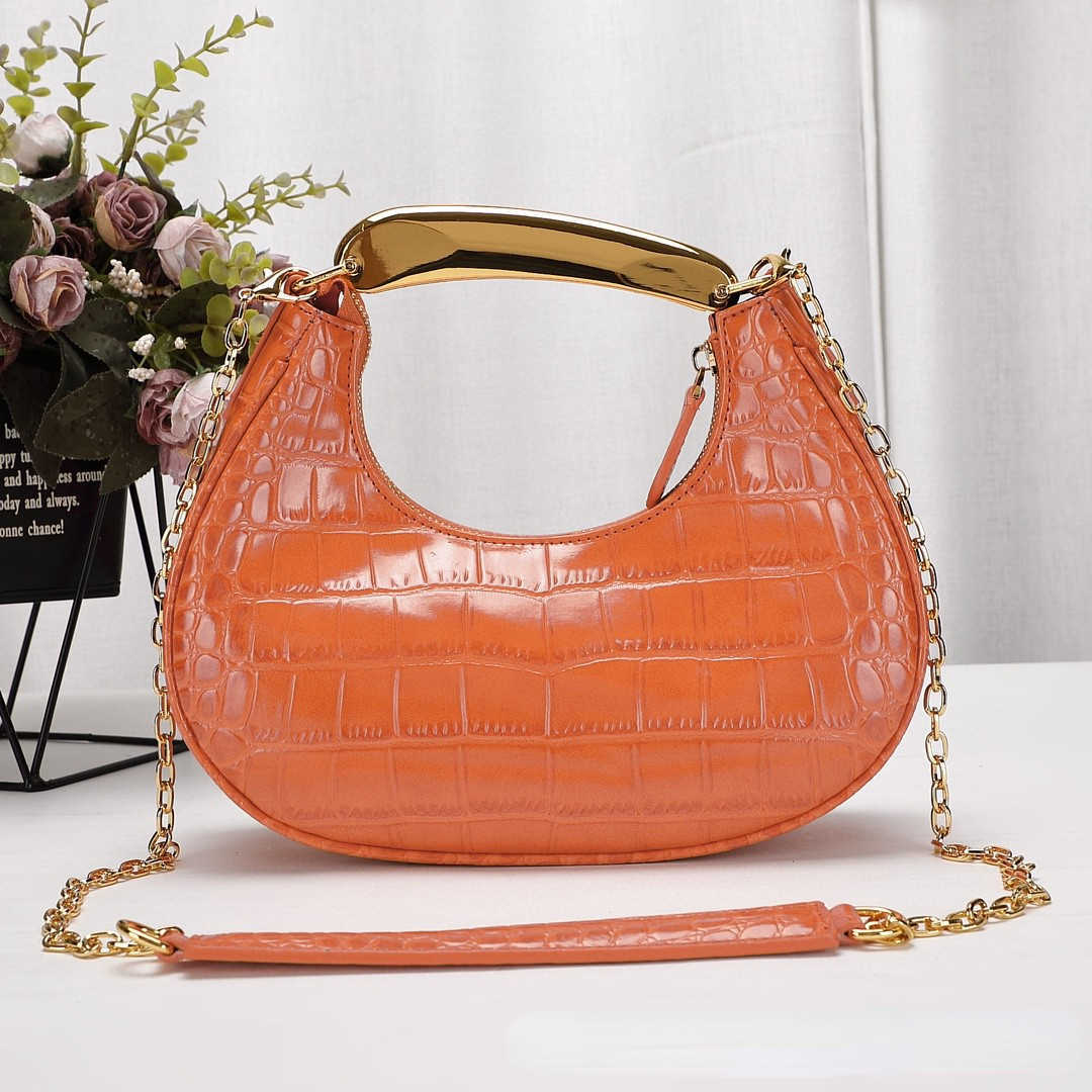 Bolsas de designer de marca novas mulheres de alta qualidade couro crescente saco multifuncional portátil ombro crossbody sacos caixa de presente embalagem vendas diretas da fábrica