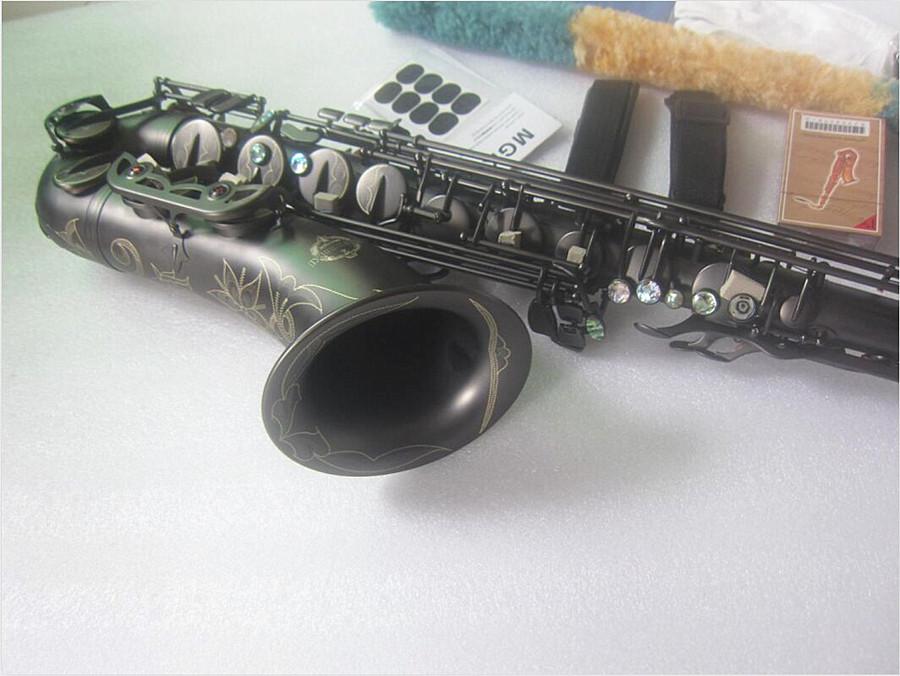Tenorsaxofon Japan Suzuki Better Sax Matt Black Musical Instrument Professional Spela Sax med Case