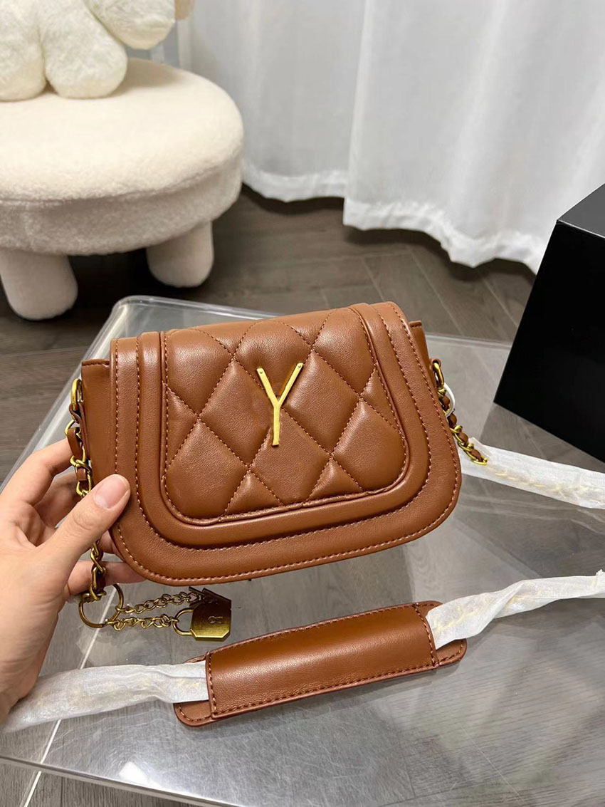 Designer-Taschen Umhängetasche Handtasche CrossBody Damen Klassische Kaviar-Rindsleder-Kettentasche mit Originalverpackung