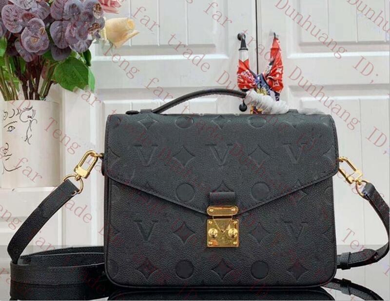 5A Hög kvalitet Klassisk original lyxig designerväska CROISETTE axelväskor läder handväskor dammode crossbody totes väska handväska plånbok ryggsäck