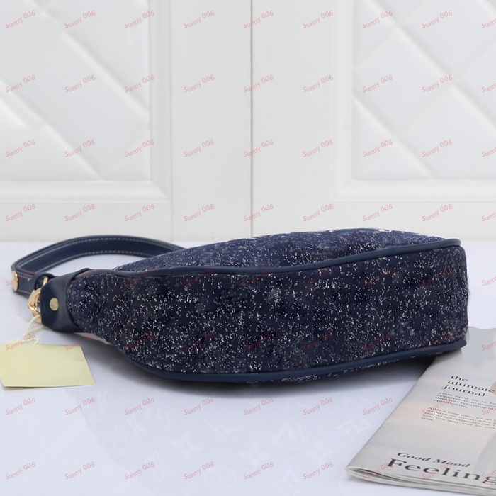 مصمم كروس حقيبة الجسم الفاخرة ليدي ليدي حقيبة اليد أكياس الأزياء أكياس الكتف للنساء محفظة متعددة الألوان نصف قمر محفظة
