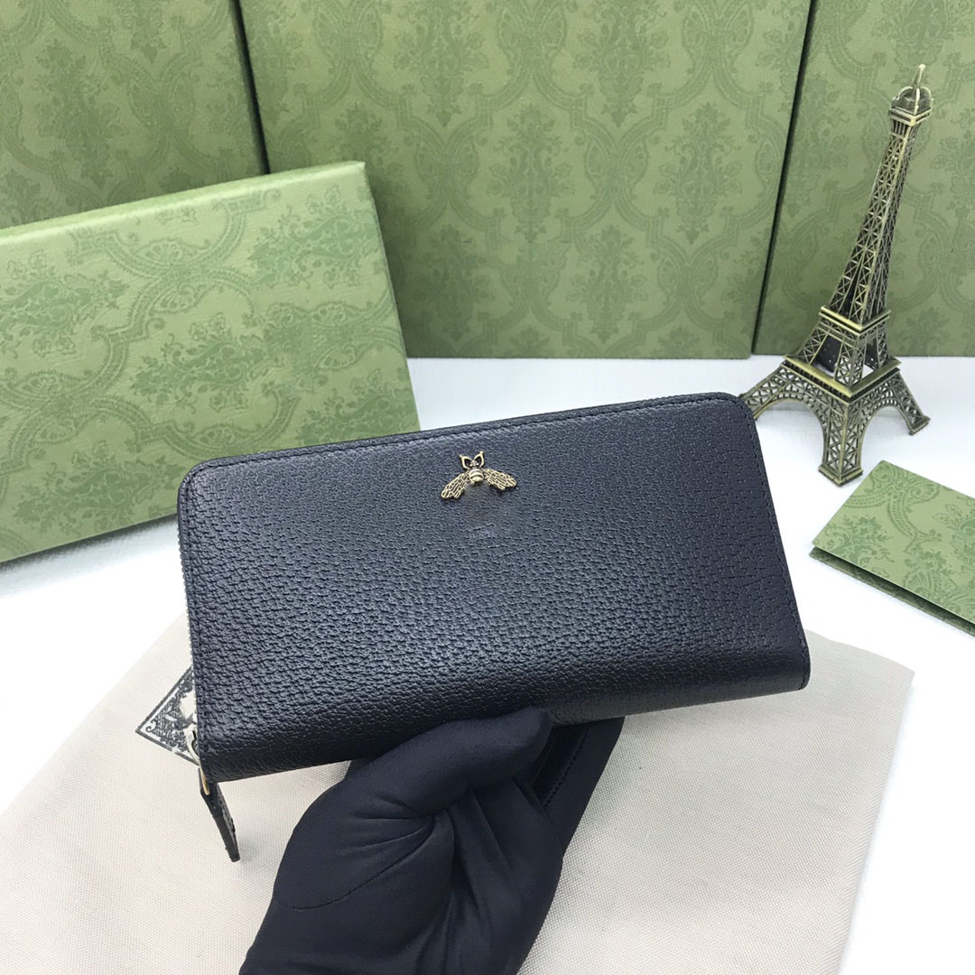 men women clutch wallet 523685 523664 523667 523668 523684 Real leather single zipper wallets ladies long classical purse designer lady multi-function purses