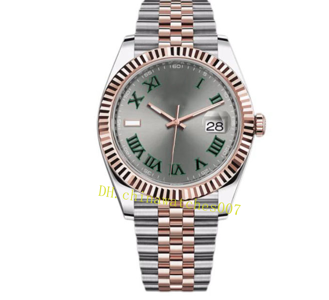 Steel 18K Rose Gold Watches 41mm Automatic Machine Room Gold Green 126331 Luxury Watch 126331-0016 Asia 2813 Movement Christ263q