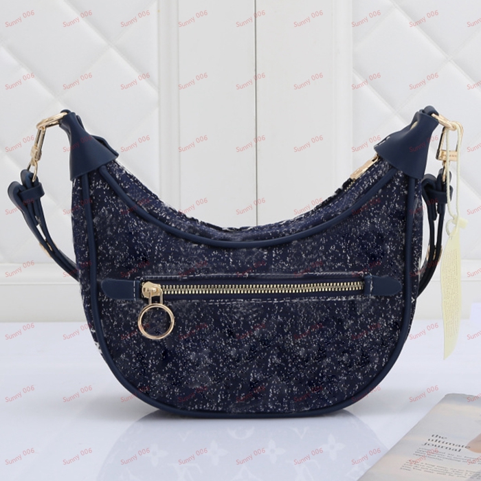 Bolso cruzado de diseñador, bolso clásico de lujo para mujer, bolsos de moda, bolsos de hombro para mujer, billetera multicolor, monedero de media luna