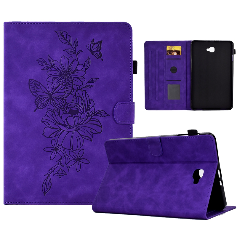 Impression papillon fleur portefeuille en cuir étuis pour tablette sacs pour Lenovo Tab P11 M10 Plus 3 3gen 2nd 2 gen X306X Floral carte d'identité de crédit fente livre support béquille pochettes