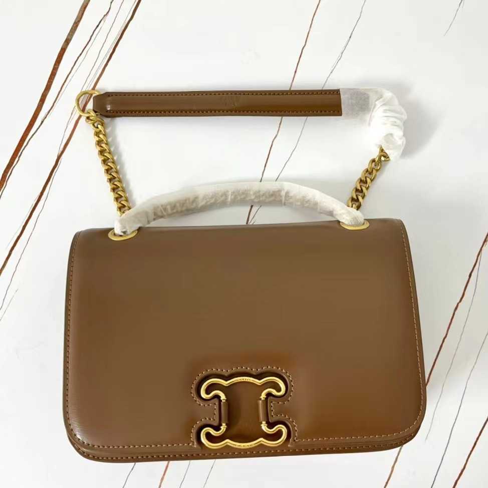 Women's Designer Bags Fashion Bag Women 2023 New Triumph Arch Chain Small Square Baotou Head Layer Cow Leather One Shoulder Armpit Crossbody Factory Direct Sales