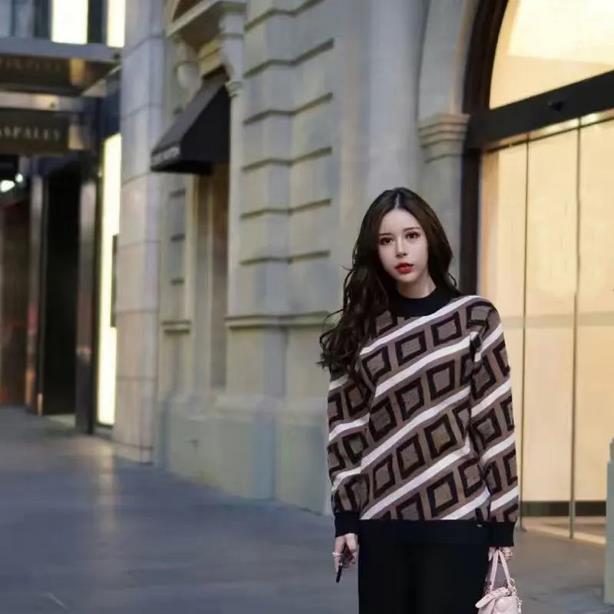 Inverno outono mulheres suéteres moletom moda designer camisola roupas femininas moletom pulôver roupas tamanho S-XL
