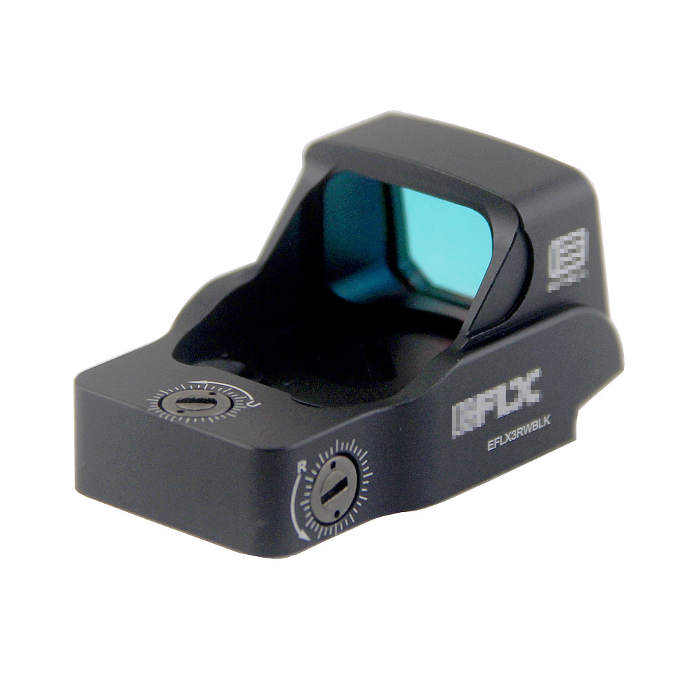 Taktik EFLX Yeşil Nokta Görüşü 550 Holografik Tüfek 3 MOA Tabanca Mini Tüfek Avcılık Optikleri Tam Orijinal İşaretler ile fit 20mm Ray