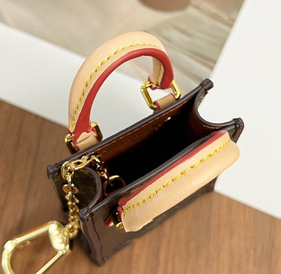 Mini Totes Coin Purses Accessories Fashion Brand Designer Key Case Handbag Classic Printing Womens Wallet Leisure Leather Change P216q