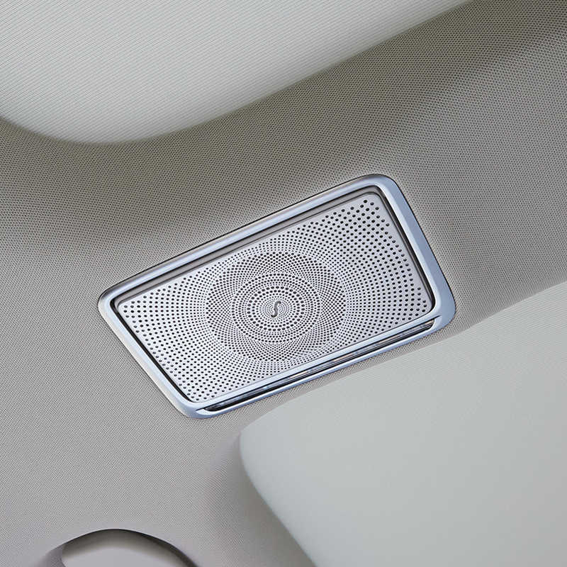 Stainless Steel Tweeter Speaker Cover Trim For Mercedes Benz C E Class GLC W213 W205 X253 Matte Car Door Audio Speaker Cover