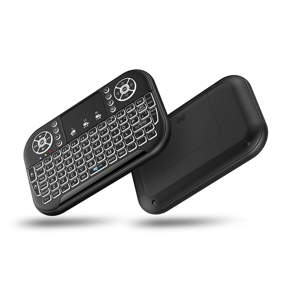 A8 mini 2.4G tr￥dl￶st tangentbord bakgrundsbelysning Bluetooth Air Mouse Touchable Remote Control f￶r Smart TV Box Desktop PouchPad PC