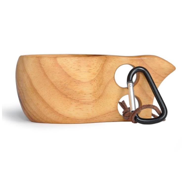 60 tazze Kuksa Cup Finlandia, tazze portatili in legno fatte a mano caffè, latte, acqua, regalo turistico SN534