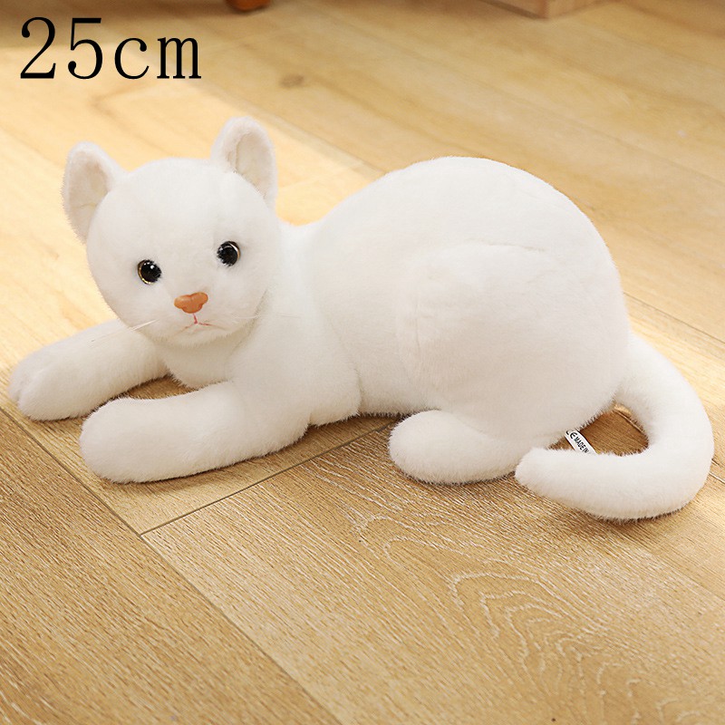 25 cm-33cm simulatie vaste kleur kat pluche speelgoed Amerikaans shorthai siamese kitty schattige huisdier pop knuffel dier kinderen huisdecoratie