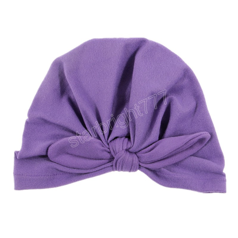 Infantile bébé Turban chapeau nouveau-né bébé fille chapeaux coton enfant en bas âge pépinière enfants bonnet bandeau bohême casquette cheveux accessoires