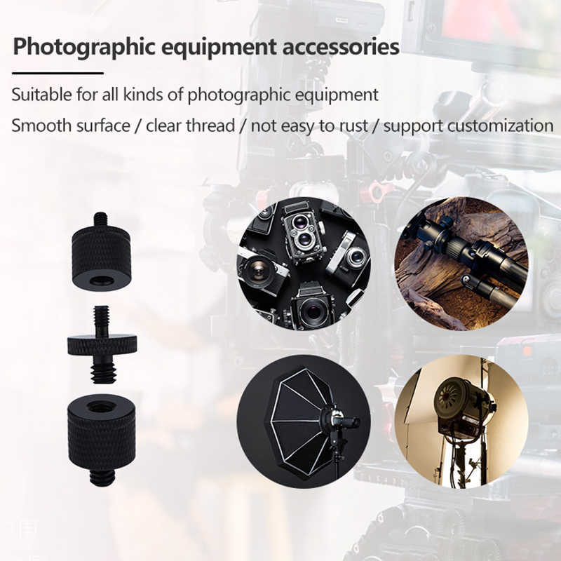 Universal Camera Conversion Screw 1/4 to M4 M5 M6 M8 M10 Tripod Monopod Mount Ball Head Adapter Photography Accessories