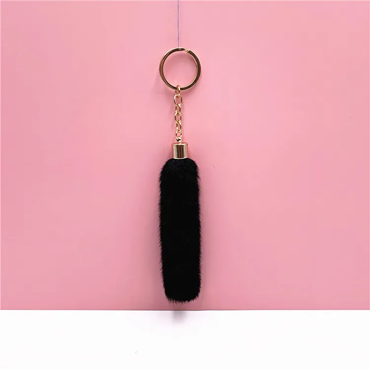 Cute Tassel Plush Keychain Party Favor Valentine's Day Cartoon Bag Pendant Car Key Chain Ring Ornaments Accessories Creative Gifts