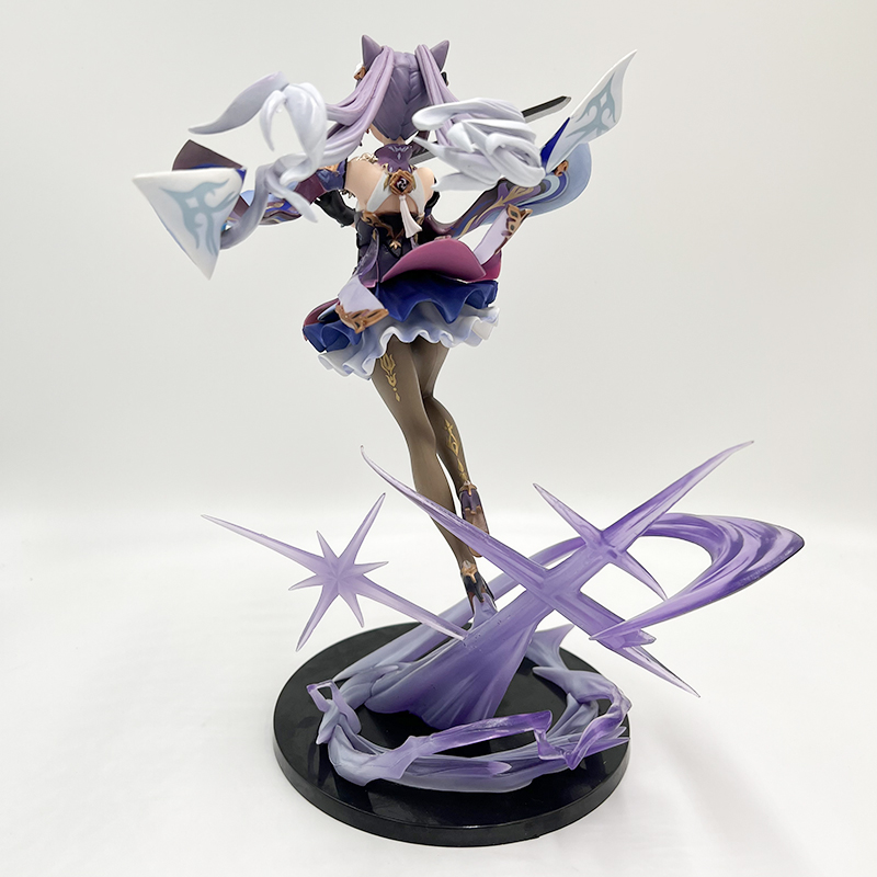 Zabawa dekompresyjna 27 cm Genshin Impact Keqing Anime Figura Genshin Impact Mona/Raiden Shogun Figure Klee/Qiqi Figury Kolekcjonowanie Doll