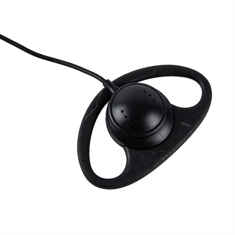 D Vorm 2 Pin M Hoofd PPT Oorpaard Headset Anti-ruis oortelefoon voor UV-5R 888S 777S 666S BF Walkie Talkie Baofeng Access