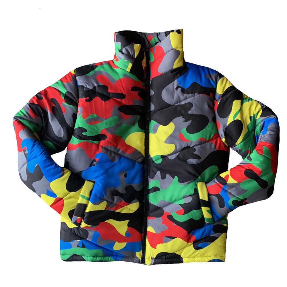 Damesjacks 2019 Camo -print Winter Jacket Dames Festival Warm Parka Down Bubble Coat Top Warm Dikke Parka Paar Draag Crop Puffer Jacket 4xl T221220