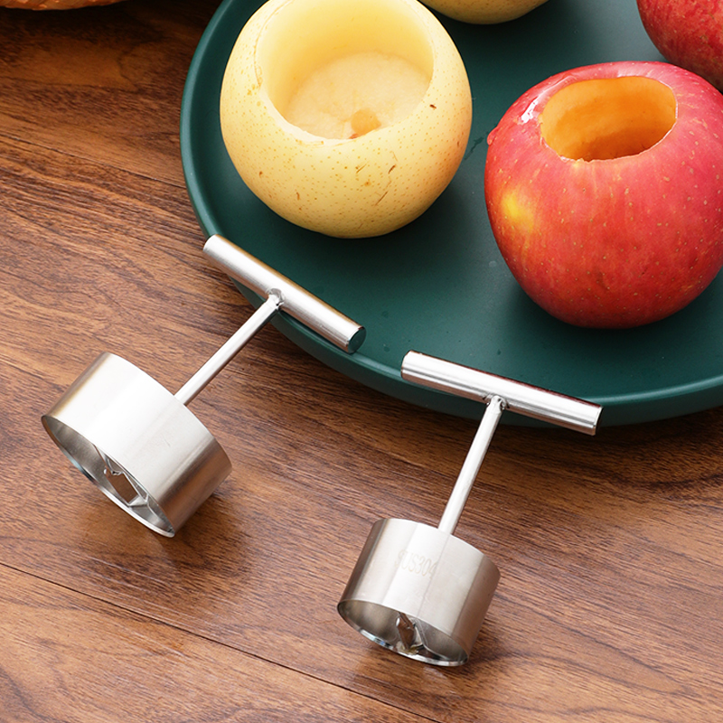 304 Stainless Steel Apple Rice Mold Stewed Sugar Sydney Pear Core Puller Fruit Core Puncher Ultra Sharp LX5354