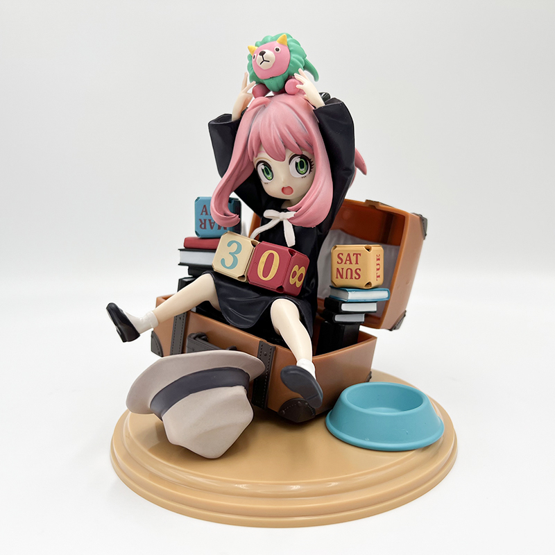 Giocattolo di decompressione 22 cm SPYFAMILY Anime Figure Anya Forger Action Figure SPY FAMILY Bond Forger Figurine Adulto Modello da collezione Doll Toys Gi