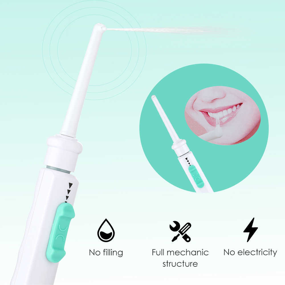 Oral Irrigatörler Diğer Hijyen Güçlü Diş Su Jeti Flosser Muset Irrigator Sick Garanger Basınç Basınç Ağız Temizleyici Duş Ev için 221215