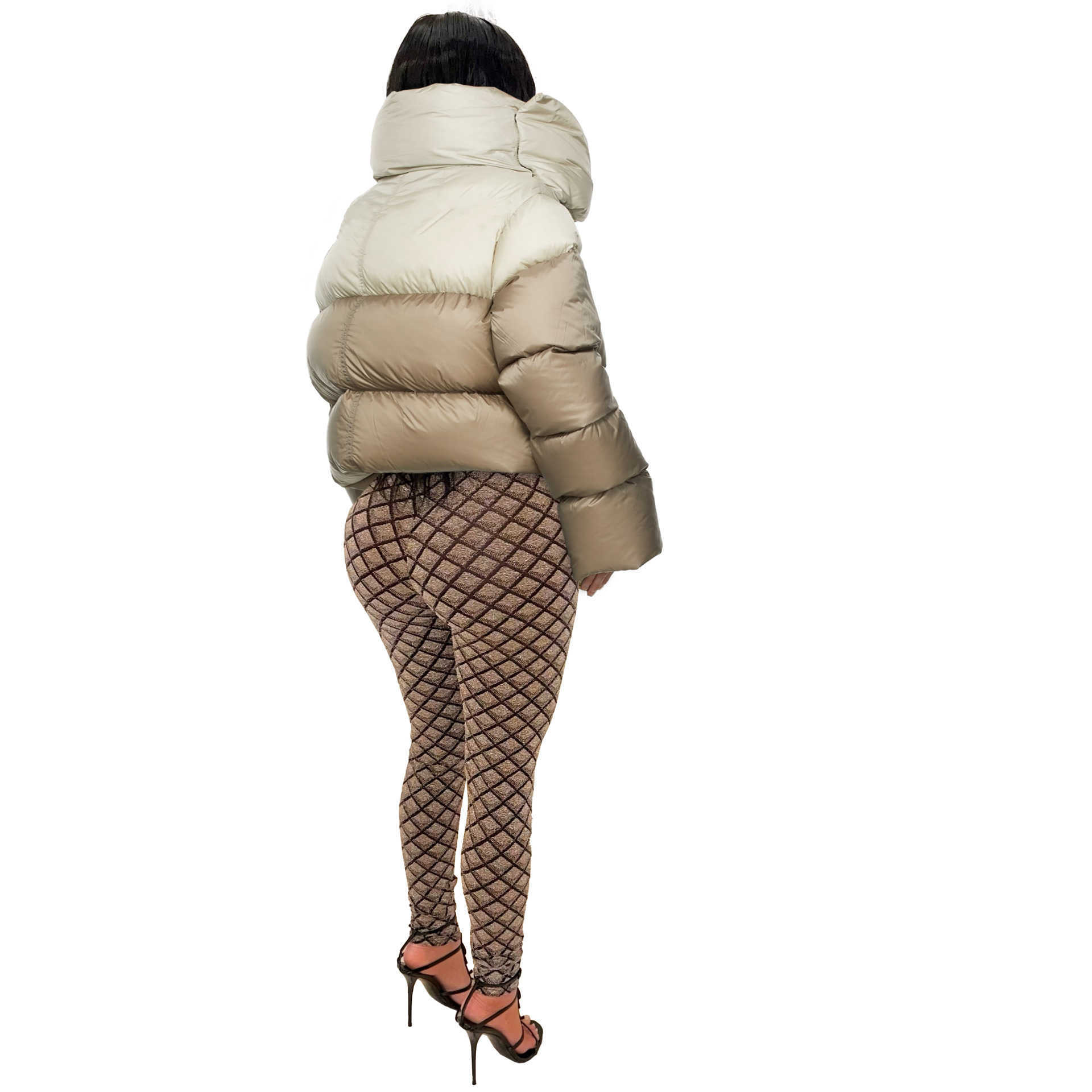 Vestes pour femmes Bubble Puffer Manteaux Veste Casual Épais Chaud Vers Le Bas Recadrée Manteau 2022 Femmes Designer Vêtements Streetwear Bulle Écharpe Puff Jakcets T221220