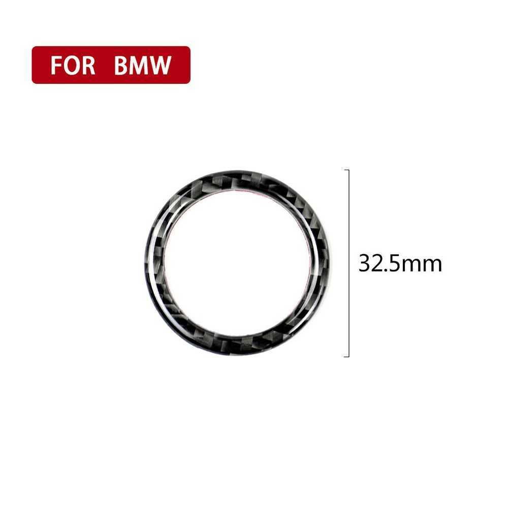 För BMW E90 E92 E93 Bildekor Switch Decoration Trim Car Start/Stop Push -knappklistermärke Stoppknapp Switch Trim Ring