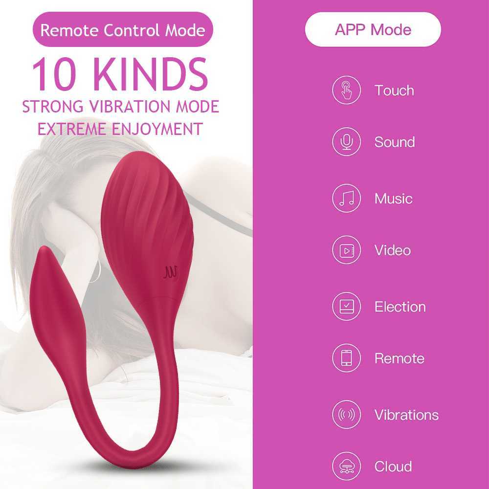 Beauty Items App Wireless Remote Dildo Vibrators 10 Speeds Vagina Ball Bluetooth Vibrating Egg Clit Stimulator Training sexy Toys for Women 18